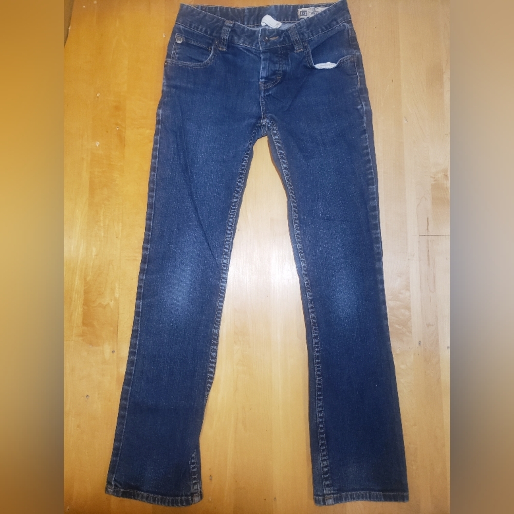 DC Slim Fit Dark Wash Button Up Jeans Size 26